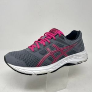 Asics Gel Contend 5 Sneakers Womens 7 1/2 Gray Pink 1144 J-6-2
